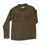 Barlow Button Up // Olive (XL)