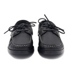 Leather Boat Shoe // Black (Euro: 40)