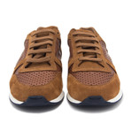 Perforated Leather Sport Shoe // Copper (Euro: 40)