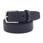 Leather Belt // Midnight Blue (39")