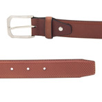 Leather Belt // Maroon (39")