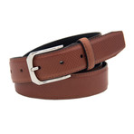 Leather Belt // Maroon (39")