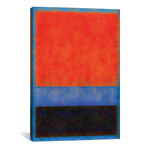 Rothko Style Red Black And Blue // Tom Quartermaine (12"W x 18"H x 0.75"D)