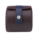 Hyde Park Single Watch Roll (Burgundy)