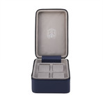 Hyde Park 4 Watch Zip Case (Tan Leather)