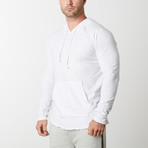 Essentials Slub Hoodie // White (XL)