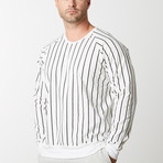 Monaco Longsleeve // White + Black (L)