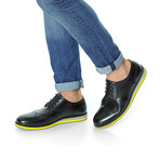 Rafael Dress Shoes // Black + Yellow (Euro: 41)