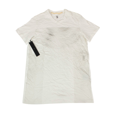 Julius 7 // Short Sleeve Printed Crewneck T-Shirt // White (XS)
