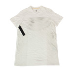 Julius 7 // Short Sleeve Printed Crewneck T-Shirt // White (S)