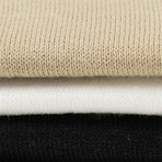 Balmain Paris // Short Sleeve Printed Tees // Pack of 3 // Beige + Black + White (XS)