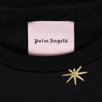 Palm Angels // All Stars Crew Neck Sweater // Black (XS)