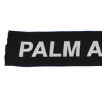 Palm Angels // Striped Scarf // Black + Fuchsia