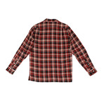 Palm Angels // Check Button Down Pajama Shirt // Red (Euro: 36)