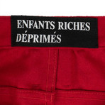 Enfants Riches Deprimes // Melton Wool Utility Trousers // Red (28WX32L)