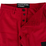 Enfants Riches Deprimes // Melton Wool Utility Trousers // Red (30WX32L)