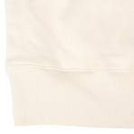 424 // Big Brother Cotton Hoodie Sweatshirt // Cream (M)
