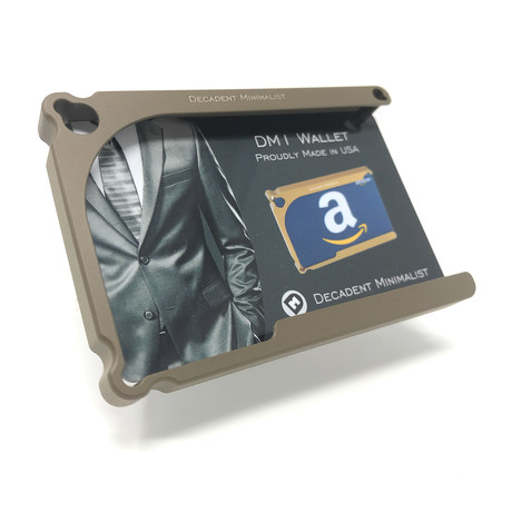 DM1: 8-Card Aluminum Wallet // Flat Dark Earth