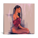 Girl With Braids // El'Cesart (18"W x 18"H x 0.75"D)