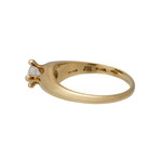 Vintage Bvlgari 18k Yellow Gold Diamond Ring // Ring Size: 5.5