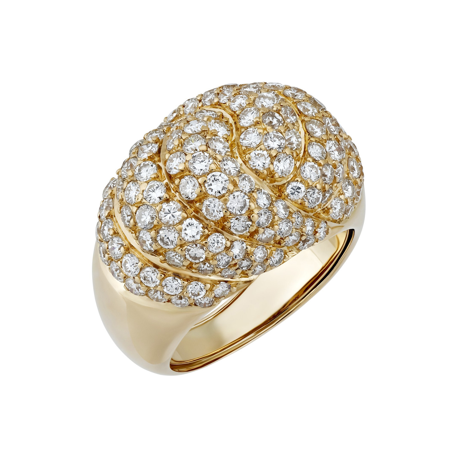 Vintage Piaget 18k Yellow Gold Diamond Ring // Ring Size: 6 - The ...