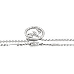 Vintage Carrera y Carrera 18k White Gold Diamond Pendant Necklace // Chain: 16"
