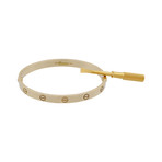 Vintage Cartier 18k Yellow Gold Love Bracelet // 17cm