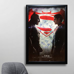 Signed + Framed Poster // Batman vs Superman