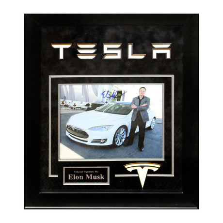 Signed + Framed Artist Series // Elon Musk