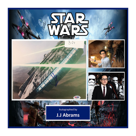 Signed + Framed Collage // Star Wars // J. J. Abrams