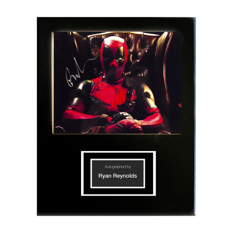 Signed + Framed Portrait // Deadpool