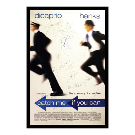 Signed + Framed Poster // Catch Me if You Can