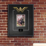 Signed + Framed Artist Series // Wonder Woman Gal Gadot + Chris Pine