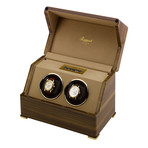 Perpetua III Walnut Double Watch Winder