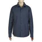 Cactus Quilted Shirt // Navy (L)