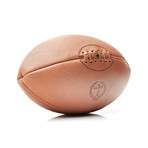 Deluxe Leather Rugby Ball // Tan
