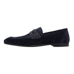 Bottega Veneta // Suede Loafer Dress Shoes // Navy Blue (US: 10)