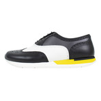 Bottega Veneta // Leather Sneakers // Black + White (US: 5)