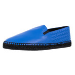 Bottega Veneta // Weaved Leather Espadrille Shoes // Blue (US: 12)