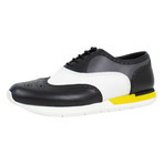 Bottega Veneta // Leather Sneakers // Black + White (US: 5)