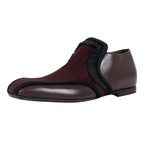 Bottega Veneta // Leather Loafer Dress Shoes // Burgundy (US: 6.5)