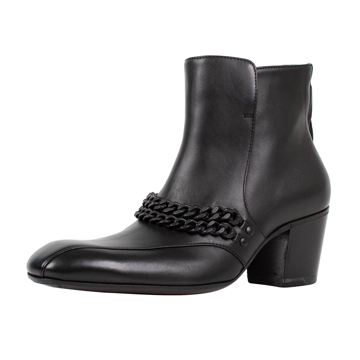 Bottega Veneta // Chains Leather Boots // Black (US: 5) - Bottega ...