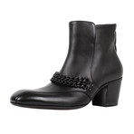 Bottega Veneta // Chains Leather Boots // Black (US: 10)