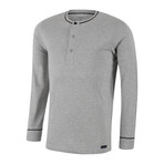 Alan Pajama Long Sleeve Top // Gray (XL)