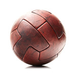 Leather T Soccer Ball // Heritage Brown