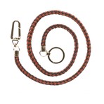 Braided Key Chain // Light Brown