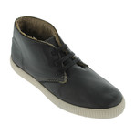 Safari Piel Tintada Pelo Casual Sneaker // Black (Euro: 42)