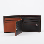 Leather Bi-Fold Wallet + ID Window // Black