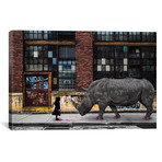 Real Rhinos Wear Pink // Matt Coglianese (18"W x 26"H x 0.75"D)