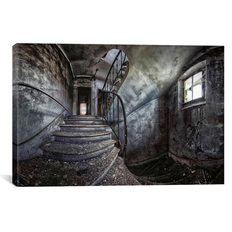 Abandoned House // Francois Casanova (18"W x 26"H x 0.75"D)